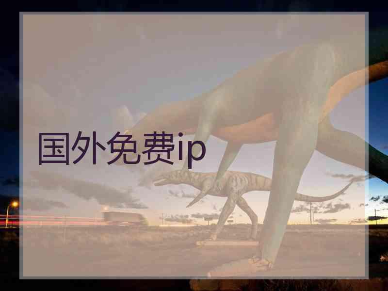 国外免费ip