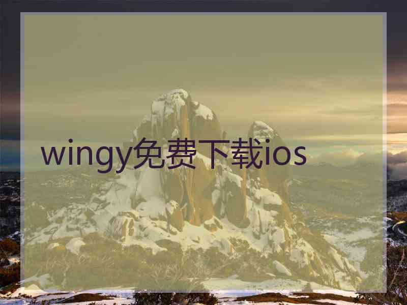 wingy免费下载ios