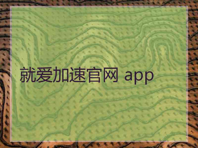 就爱加速官网 app