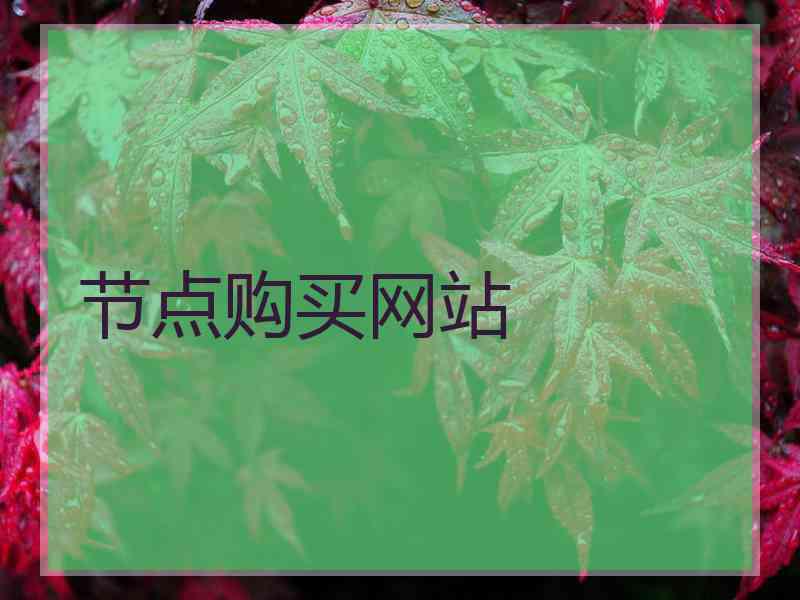 节点购买网站