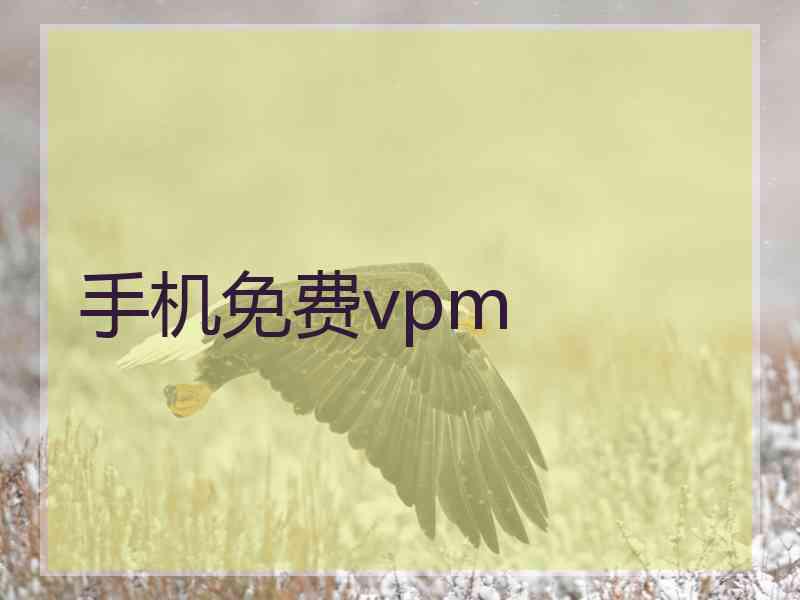 手机免费vpm