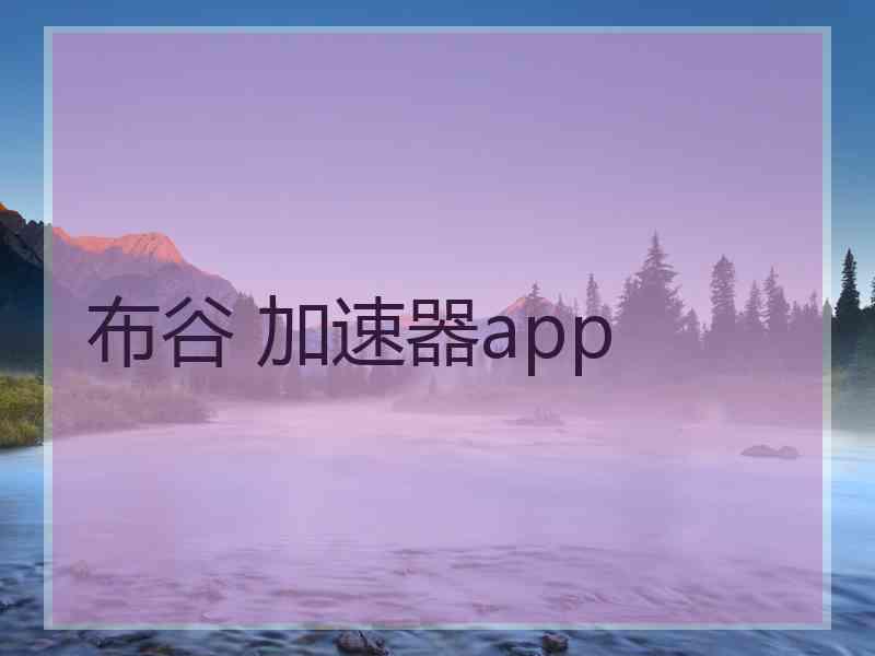 布谷 加速器app