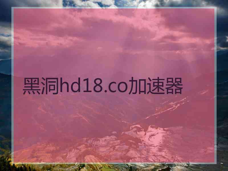 黑洞hd18.co加速器