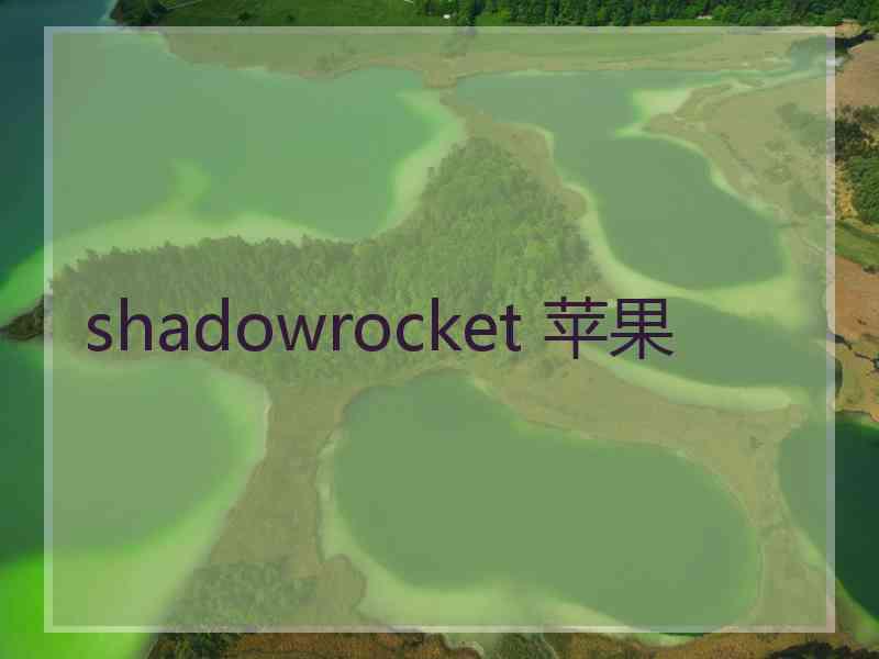 shadowrocket 苹果