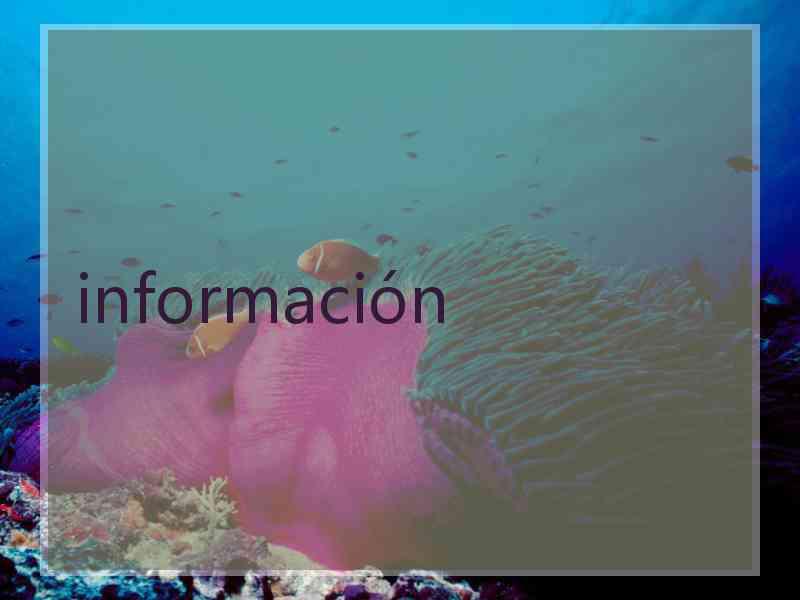 información