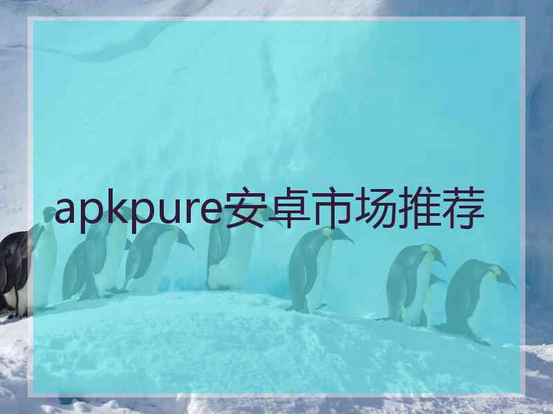 apkpure安卓市场推荐