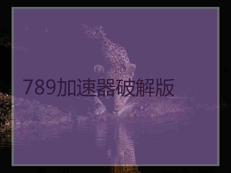 789加速器破解版